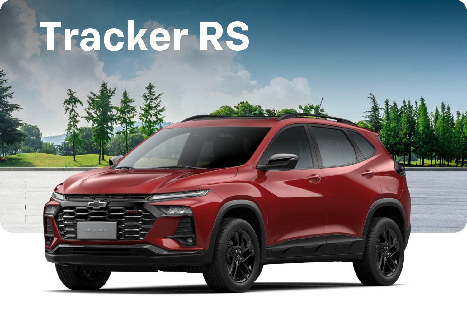 Tracker RS color rojo diseño deportivo