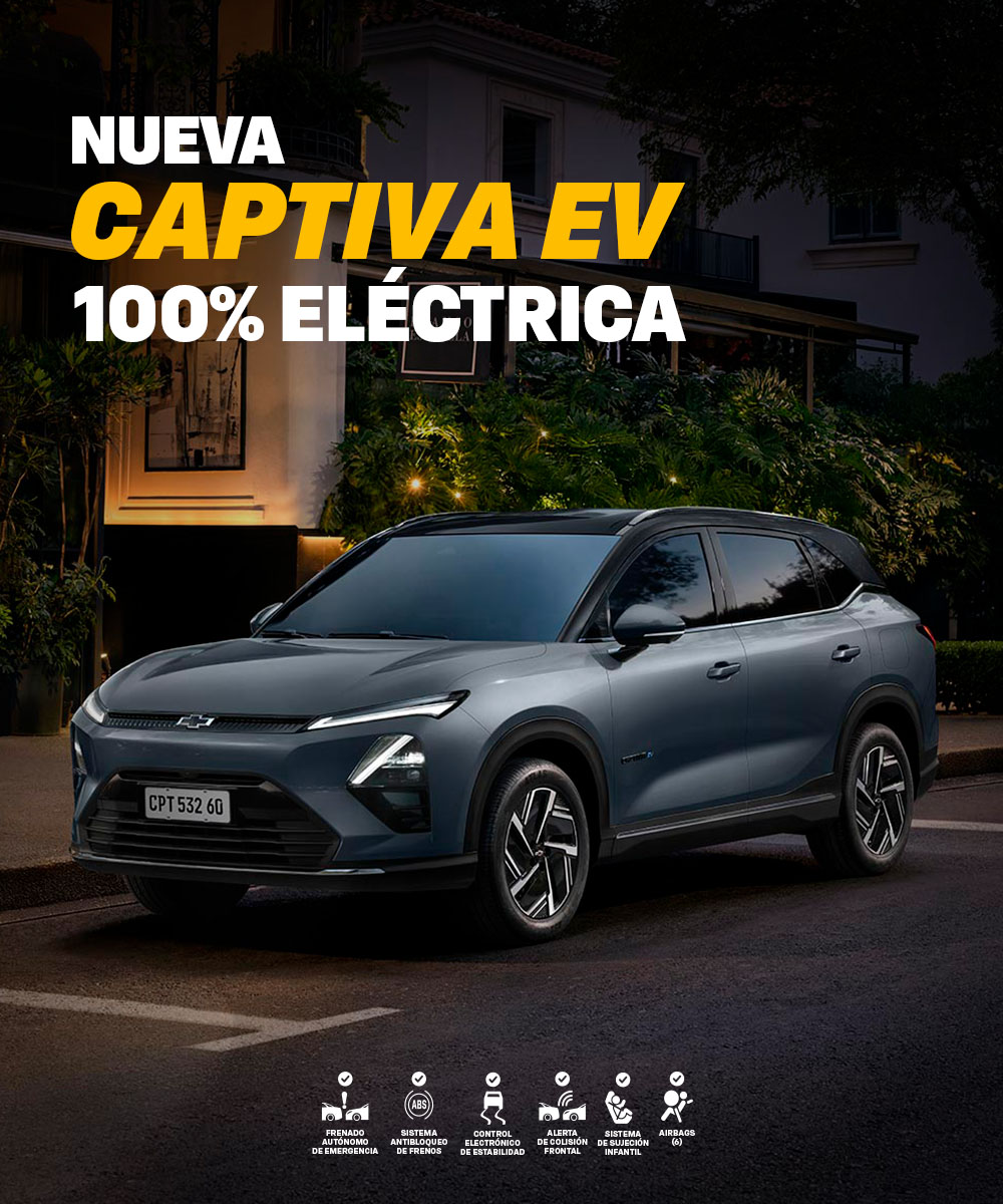 Chevrolet Captiva EV 100% eléctrica