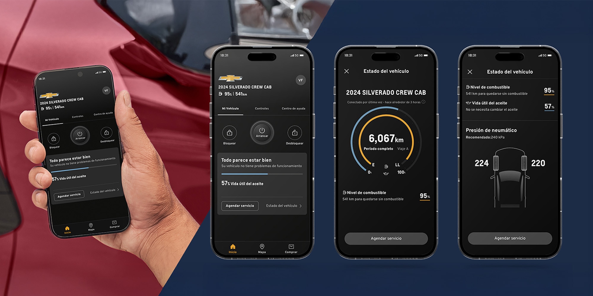 OnStar diagnóstico vehicular y monitoreo en tiempo real